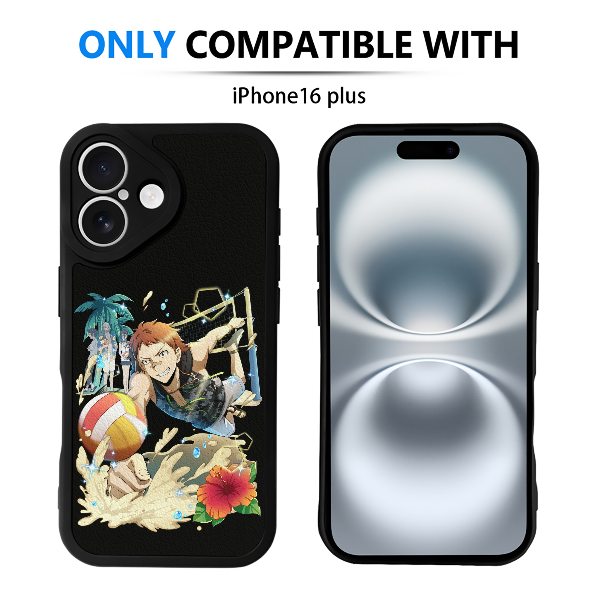 （画像用） 文豪ストレイドッグス Bungo Stray Dogs 【iPhone 16シリーズ対応】シリコンスマホケース（レザー調） 材質：シリコン